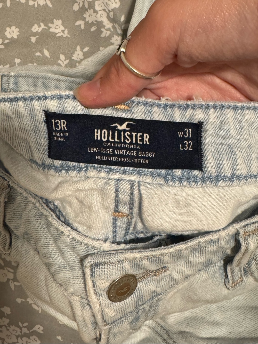 Hollister Low Rise Vintage Baggy